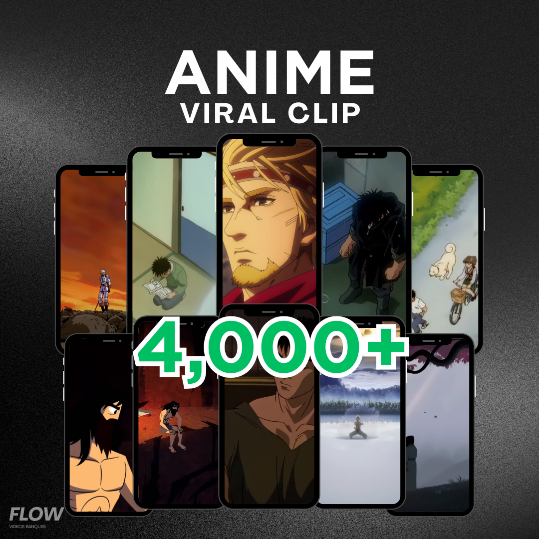 FLOW STARTER : 4000 Clips Vidéo 4K pour Montage (Luxe, Anime, Gym)